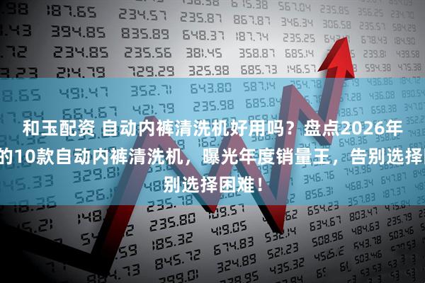 和玉配资 自动内裤清洗机好用吗？盘点2026年爆红的10款自动内裤清洗机，曝光年度销量王，告别选择困难！